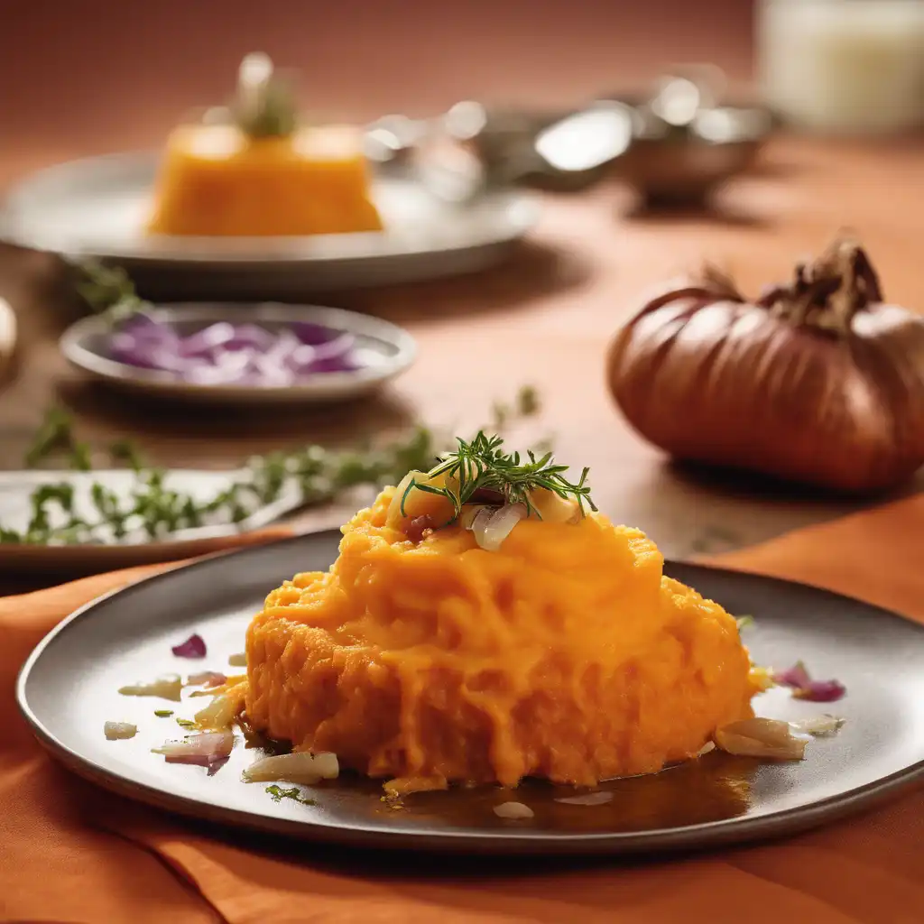 Sweet Potato Purée with Onion