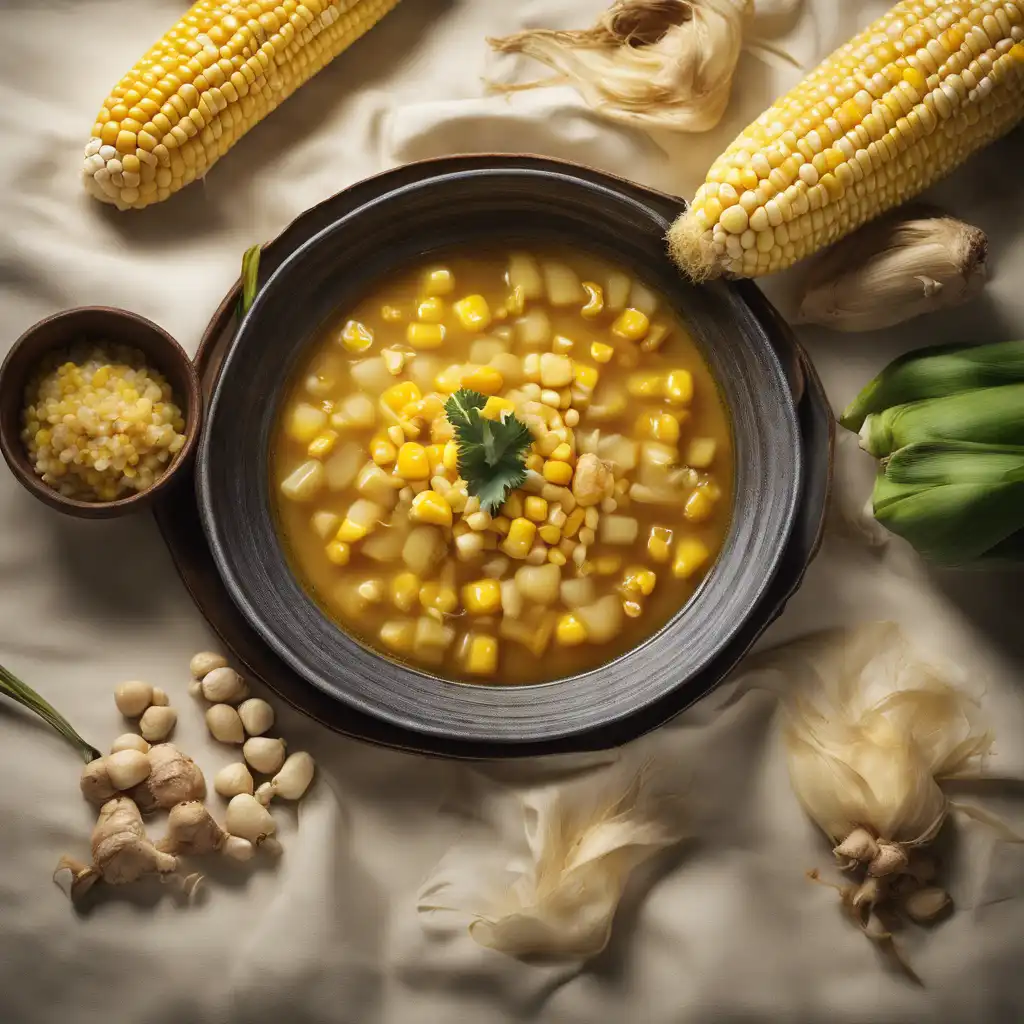 Sweet Corn and Ginger Stew