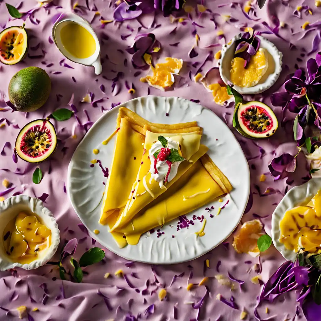 Passion Fruit Crepe