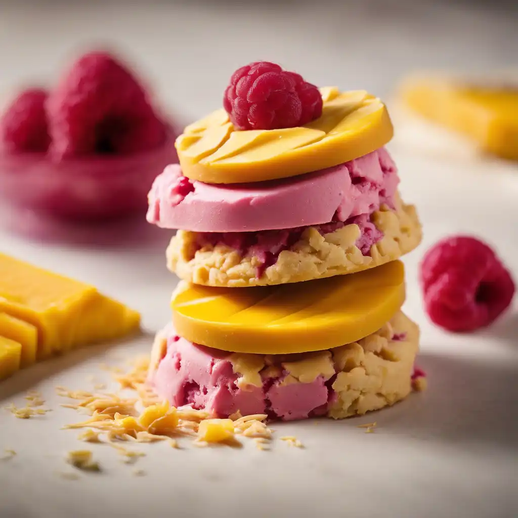 Mango or Raspberry Gelato Cookie