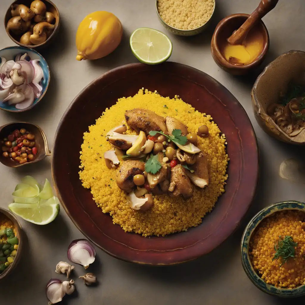 Moroccan-Style Couscous with Chicken