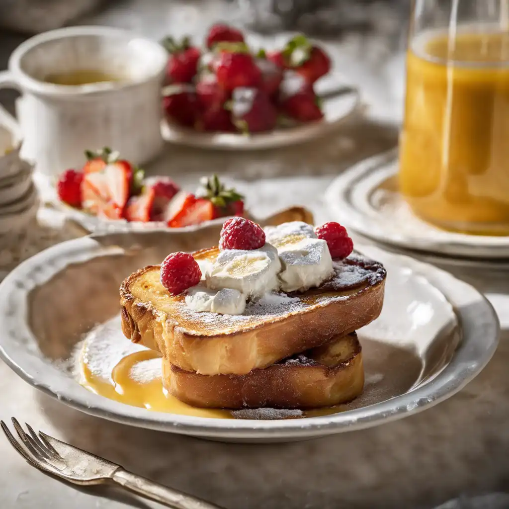 Stuffed French Toast with Ricotta and Cream Cheese