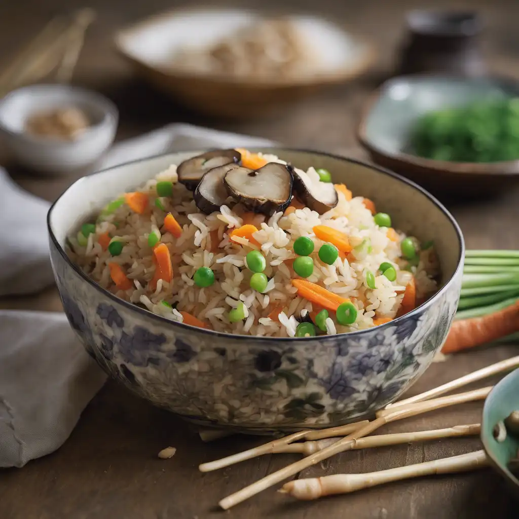 Carrot, Shiitake Mushroom, and Ginger Fried Rice