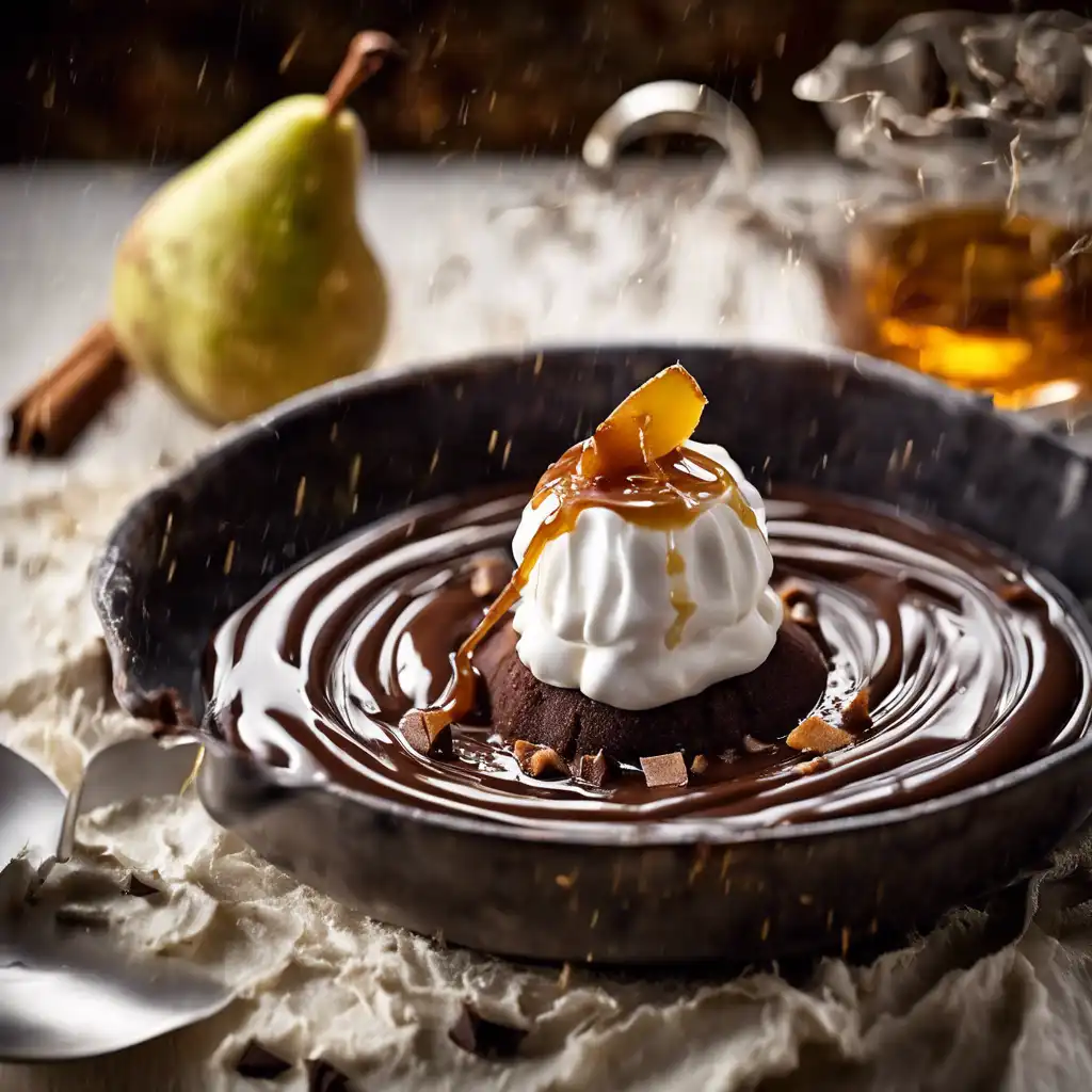 Chocolate Pear Puddings