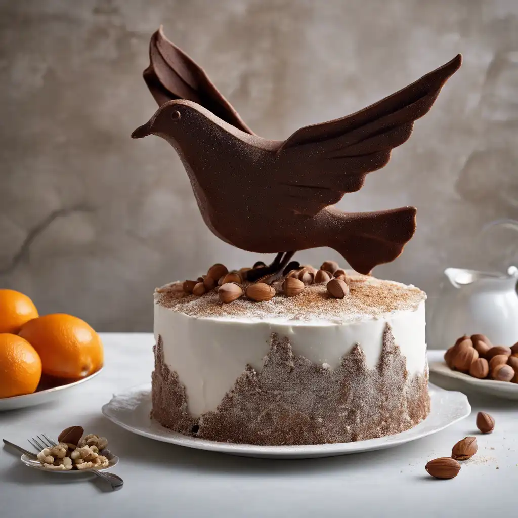 Traditional Dove-Shaped Cake