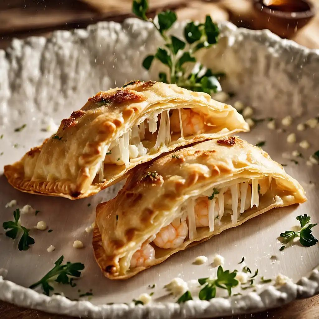 Cod and Shrimp Empanada