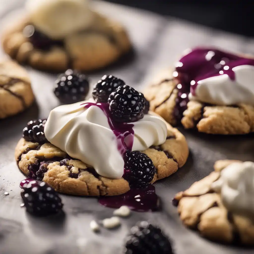 Blackberry-Filled Cookie