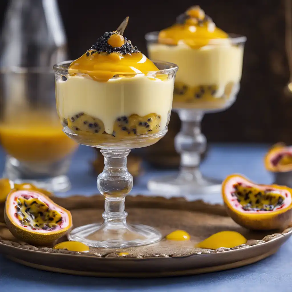 Passion Fruit Cream Pudding