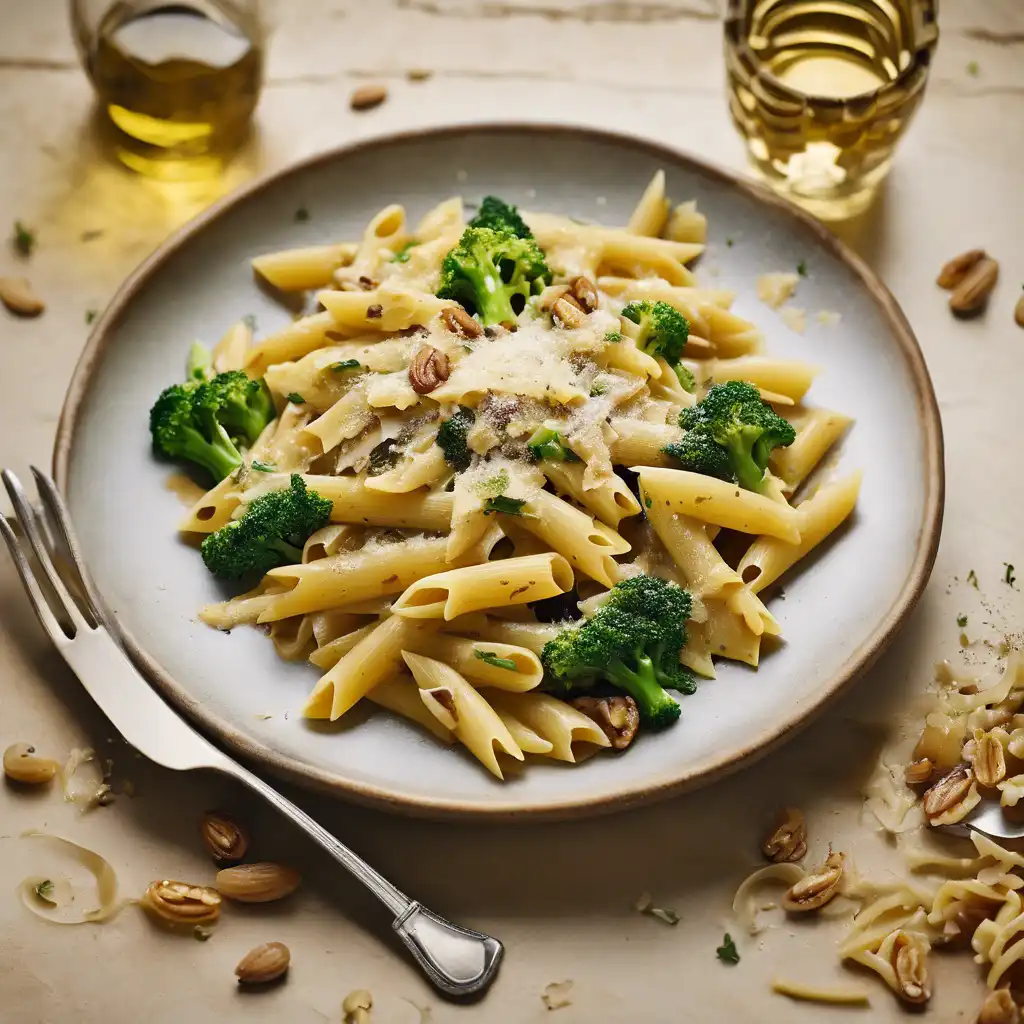 Penne Pasta with Broccoli and Raisin Sauce