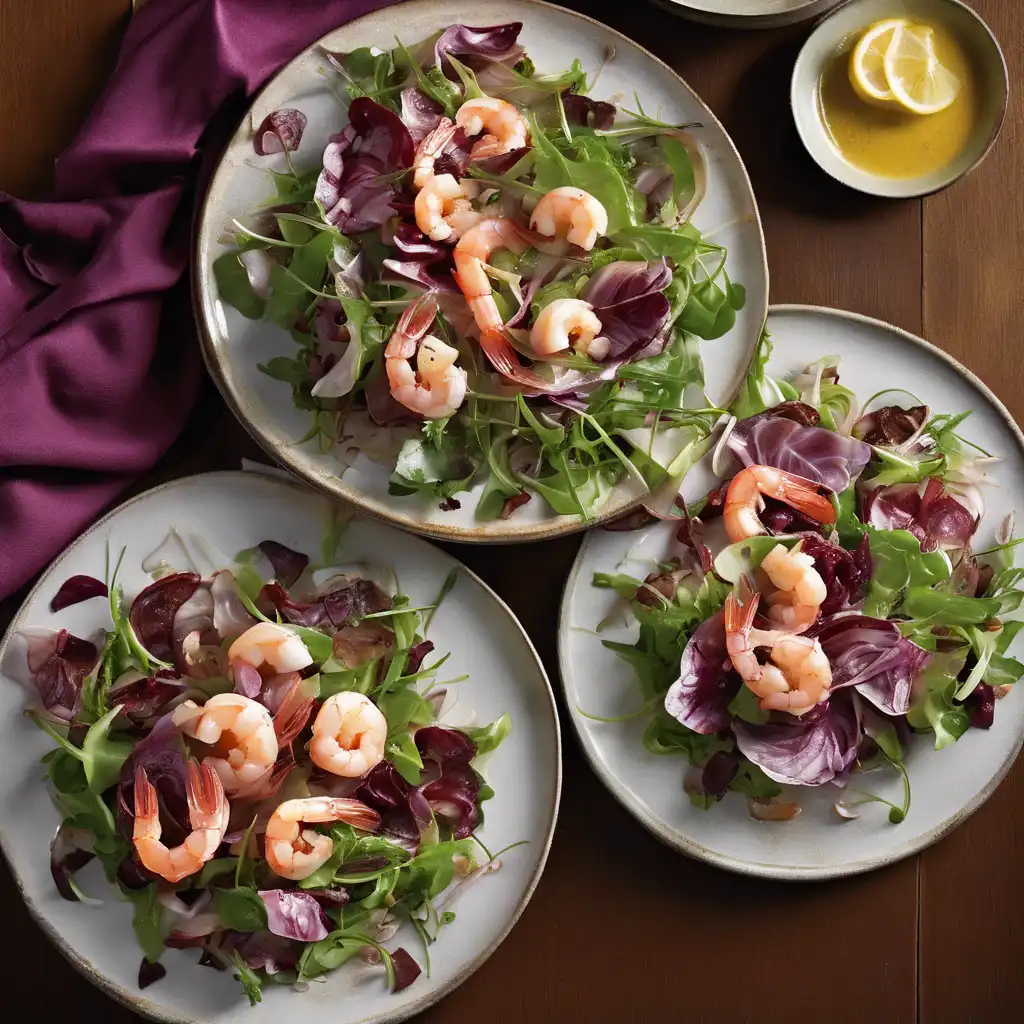 Dawn Salad with Shrimp Sauce