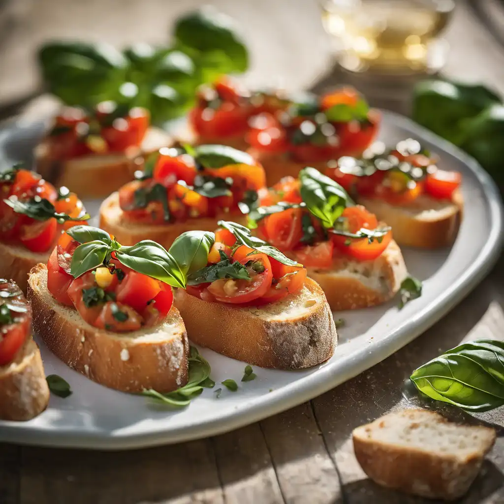 Tomato and Basil Bruschetta