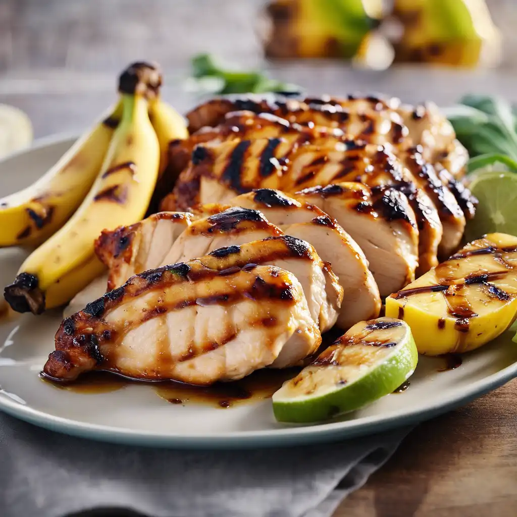 Grilled Chicken with Banana