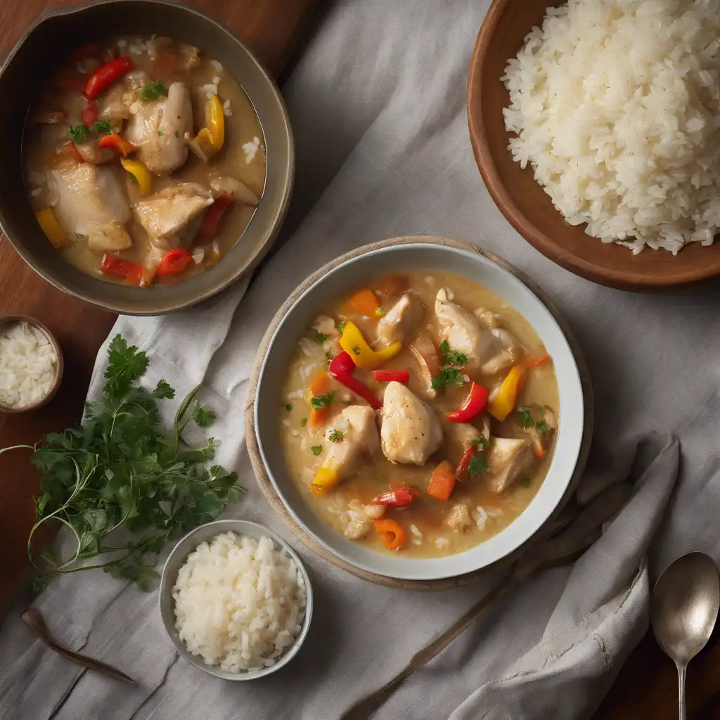 Chicken Stew with Rice-Grits