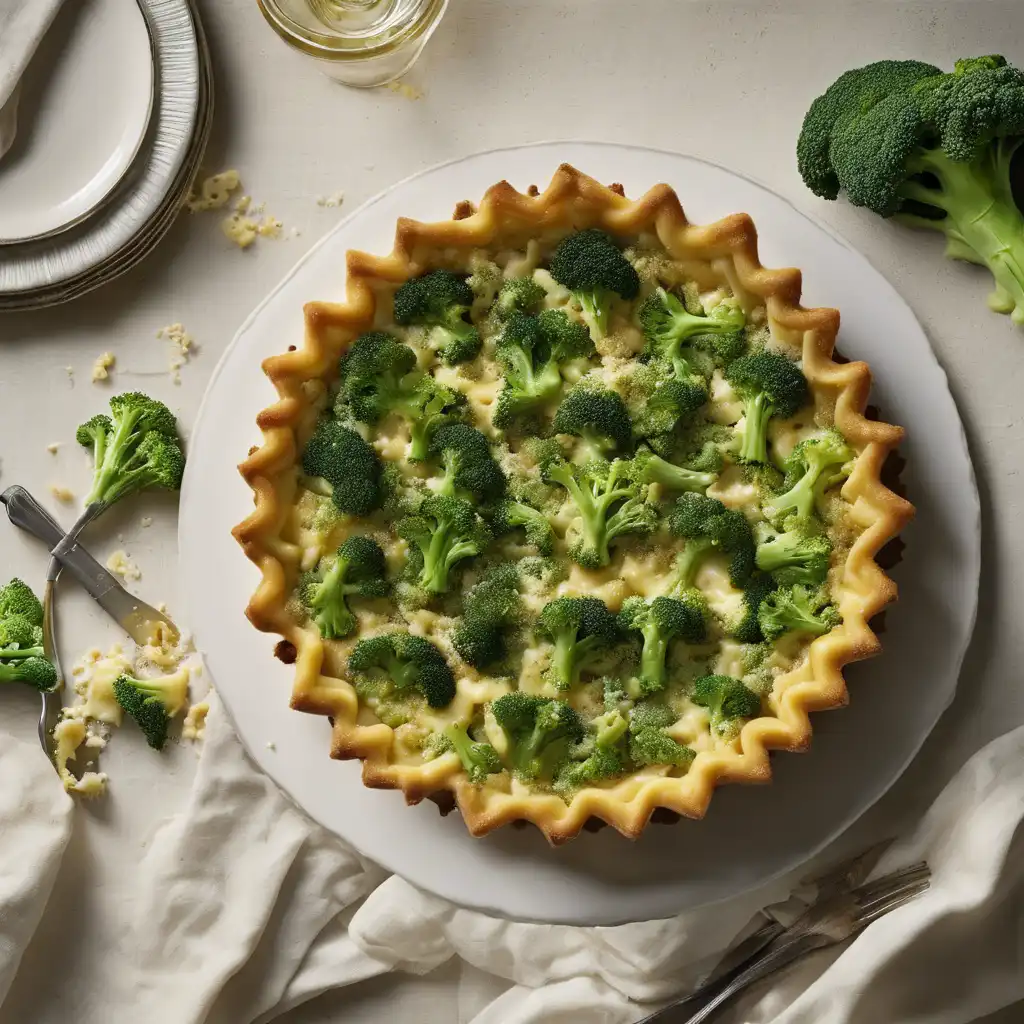 Mac and Broccoli Tart