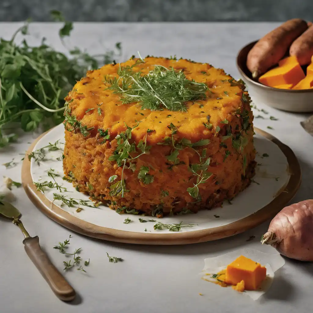 Sweet Potato and Herb Cake