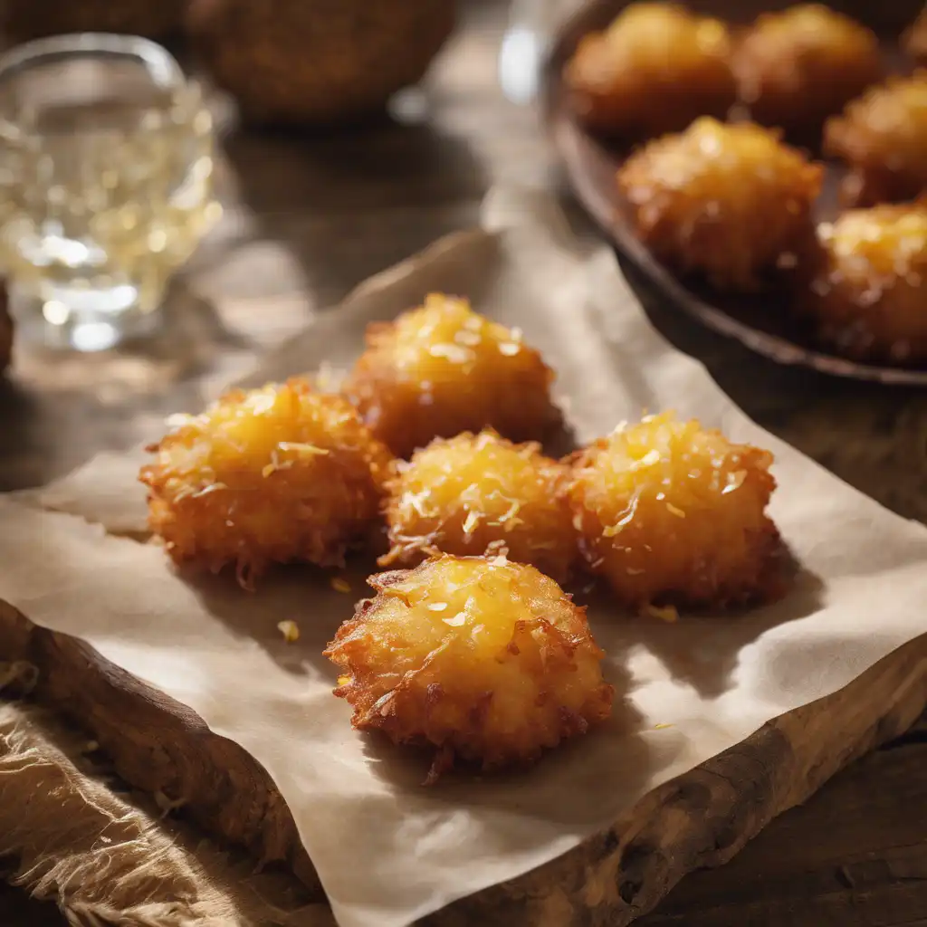 Golden Coconut Fritters