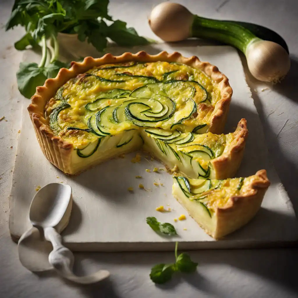 Zucchini Quiche with Herbs