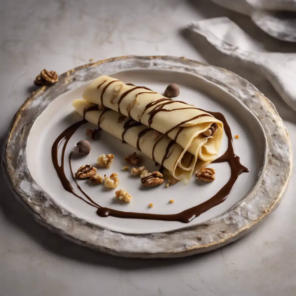 Caju Walnut Crepe with Truffle Filling