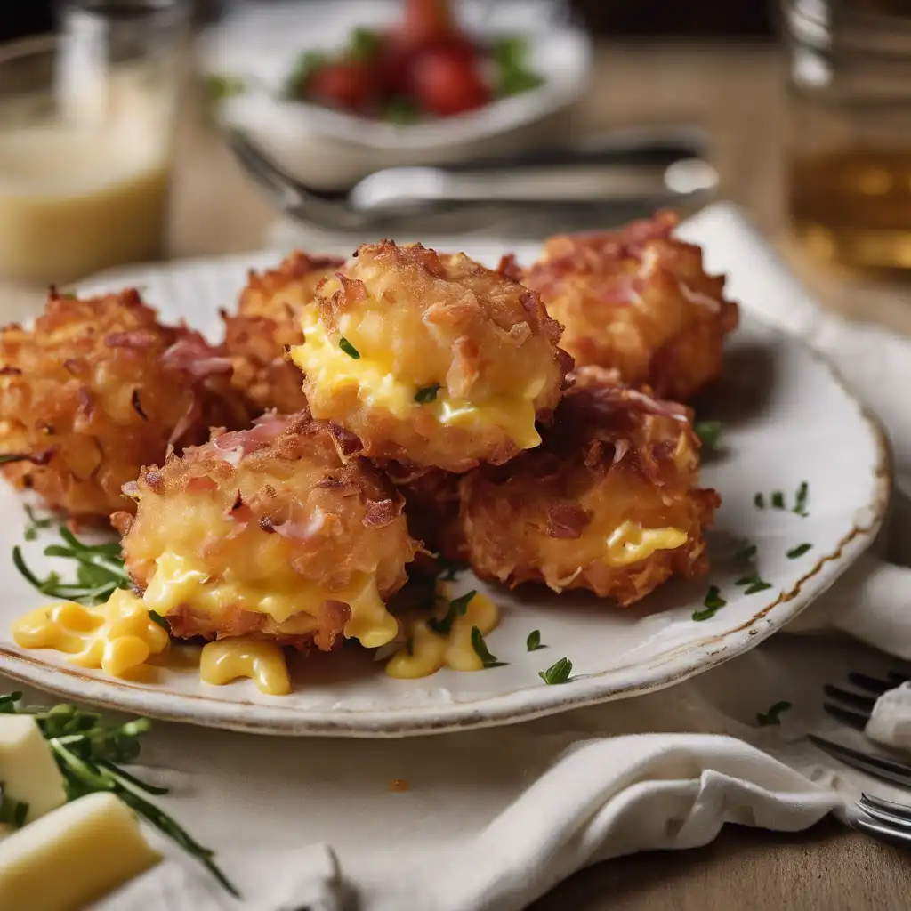 Preserved Ham and Cheese Fritters