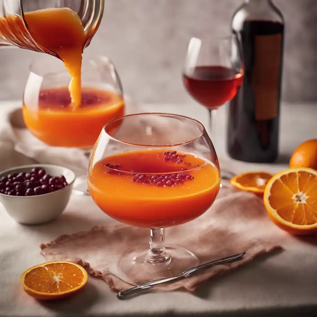 Warm Orange and Wine Punch