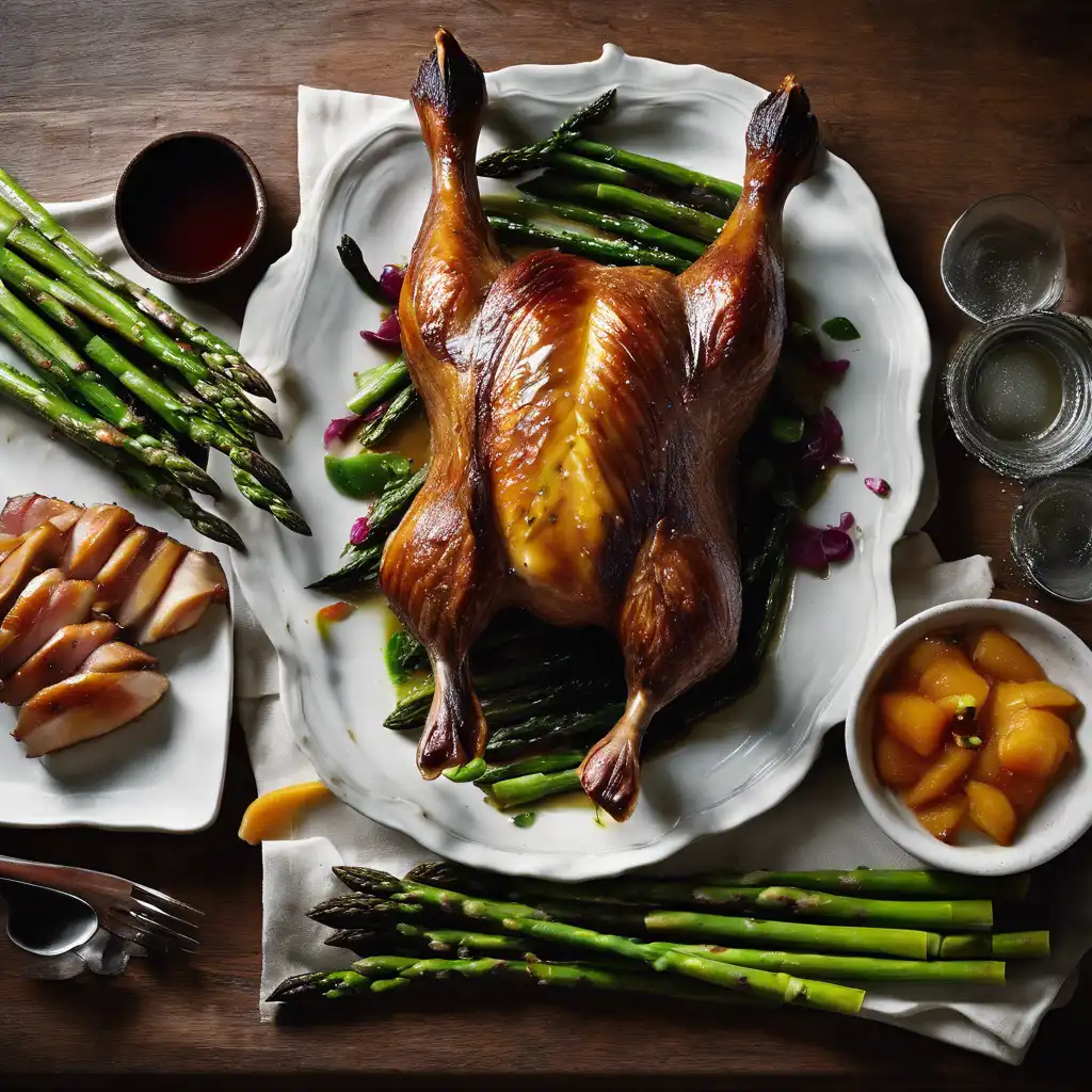 Roasted Duck with Sweet and Sour Glaze