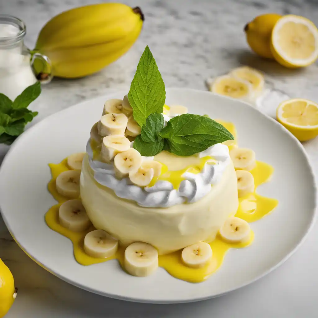 Banana Cream with Limoncello