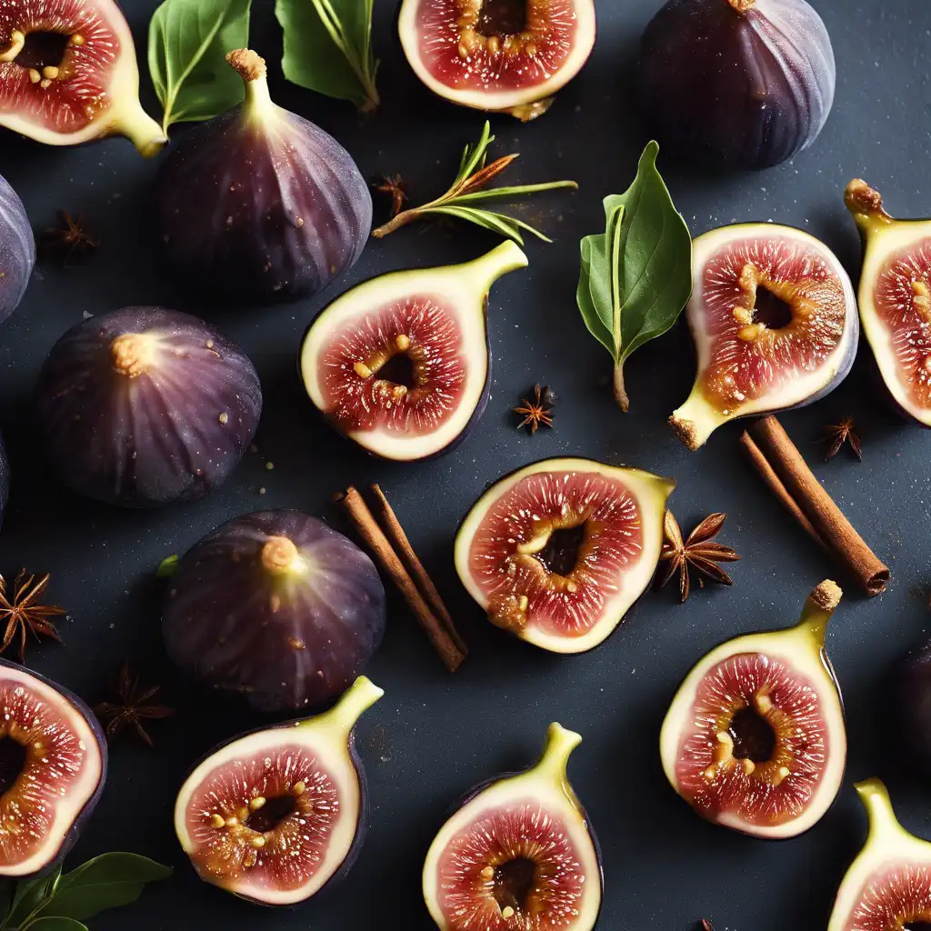 Fresh Figs in Spiced Syrup