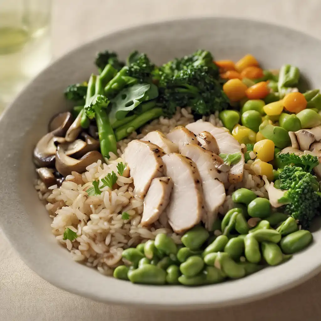 Whole Grain Rice with Chicken