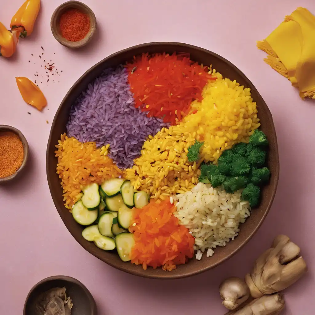 Colored Rice Microwave Recipe