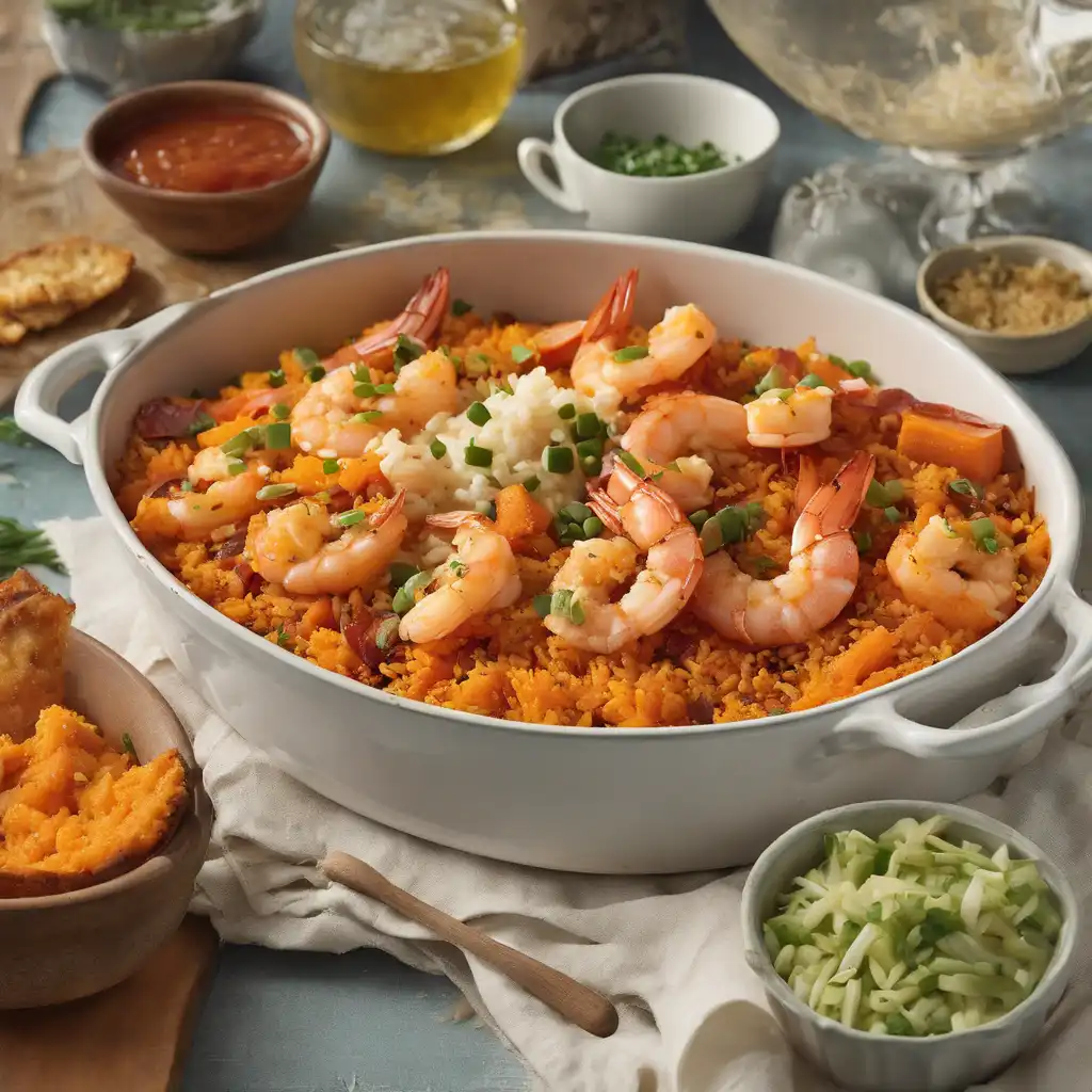 Rice with Shrimp and Sweet Potato