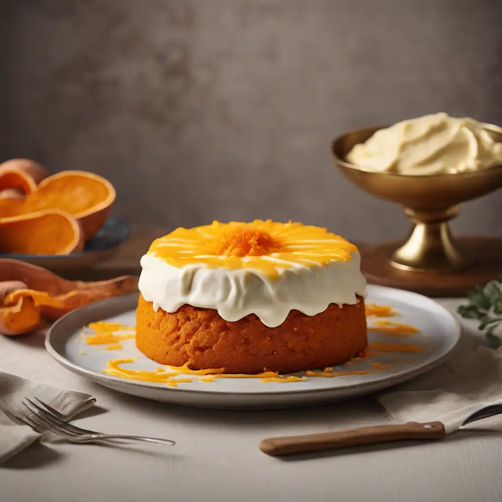 Sweet Potato Cake with Cheese