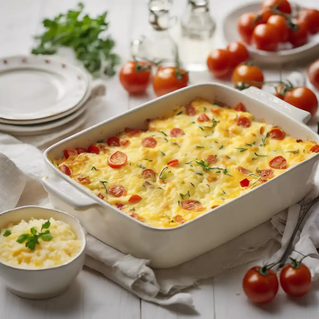 Rice Omelette Casserole