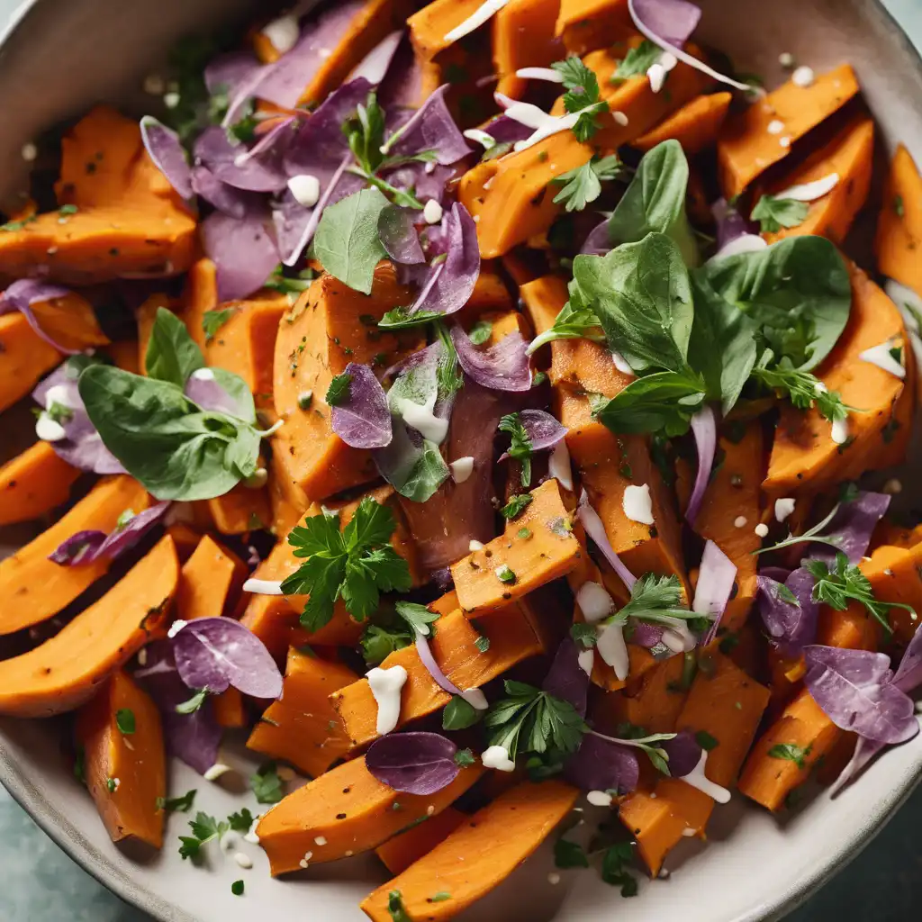 Sweet Potato Salad with Mustard