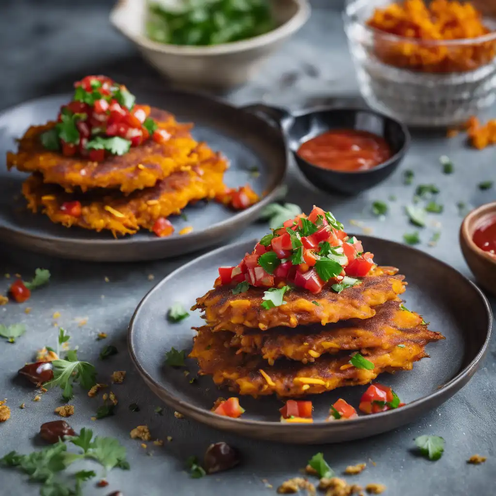 Sweet Potato Fritter with Chestnut