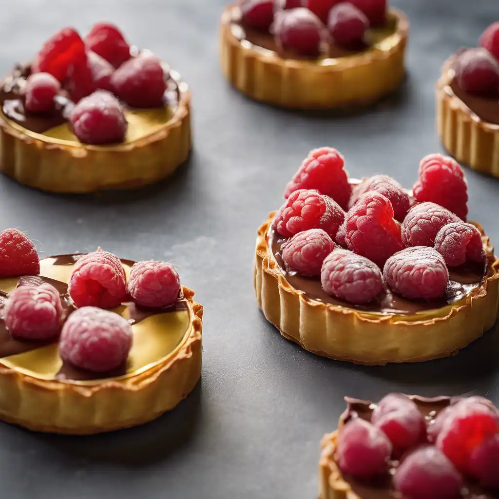Foto de Chocolate and Raspberry Folded Tortes