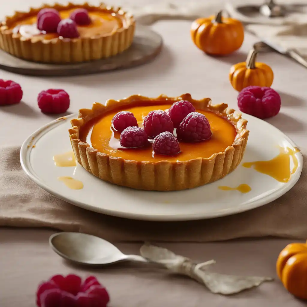 Pumpkin and Cream Tart