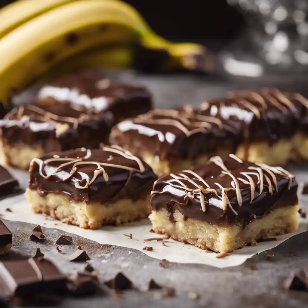 Banana Bars with Chocolate