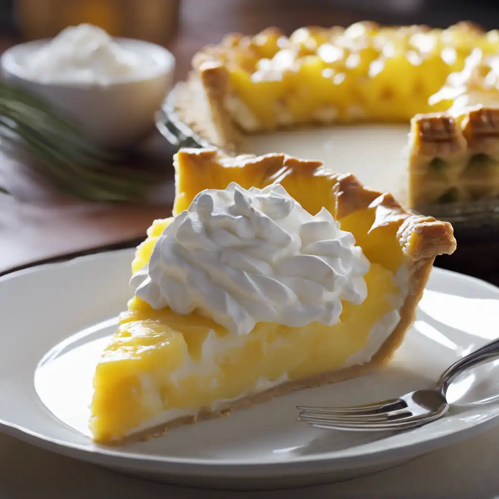 Chiffon Pineapple Cream Pie