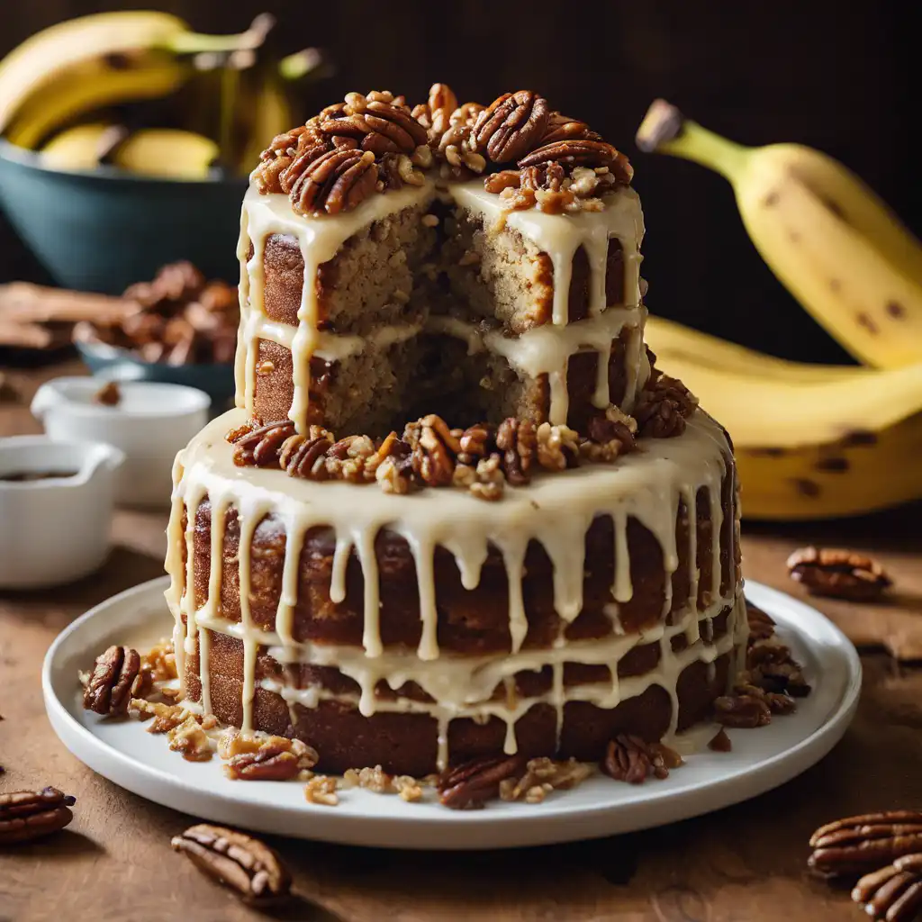 Banana Cake with Pecan