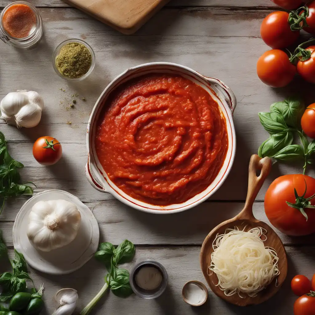 Basic Tomato Sauce for Pizza