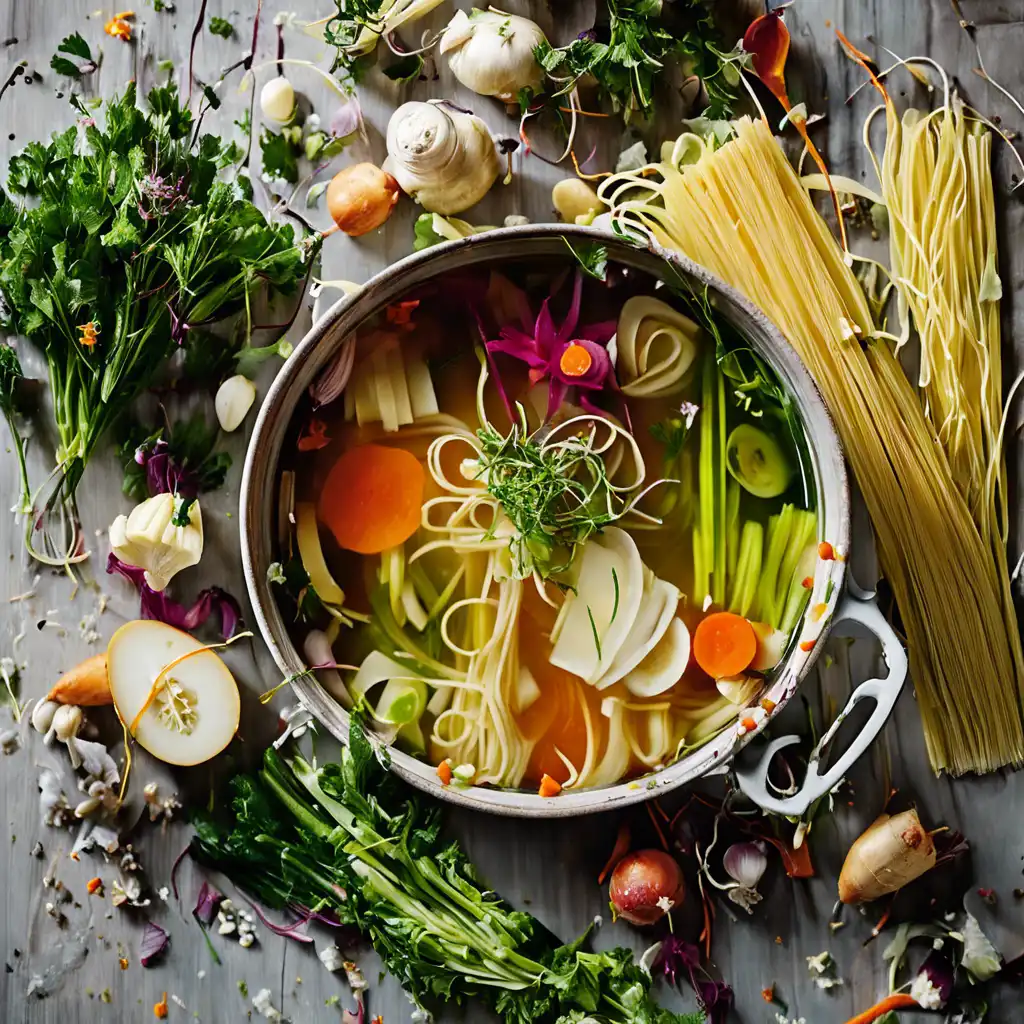 Vegetarian Consommé Garni