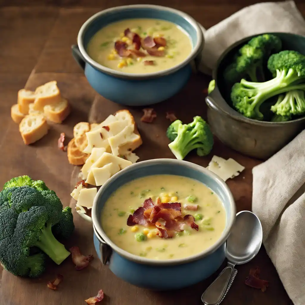 Broccoli, Cheese, and Bacon Soup