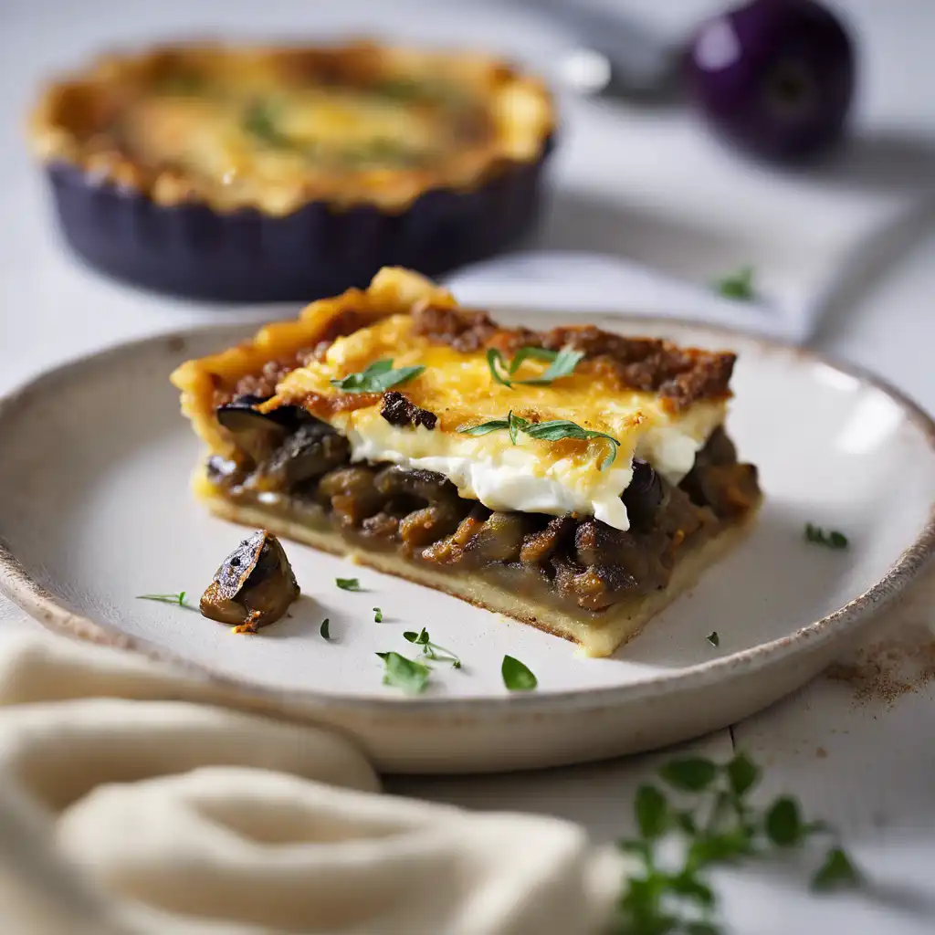 Greek Tart with Cream Cheese (Moussaka)