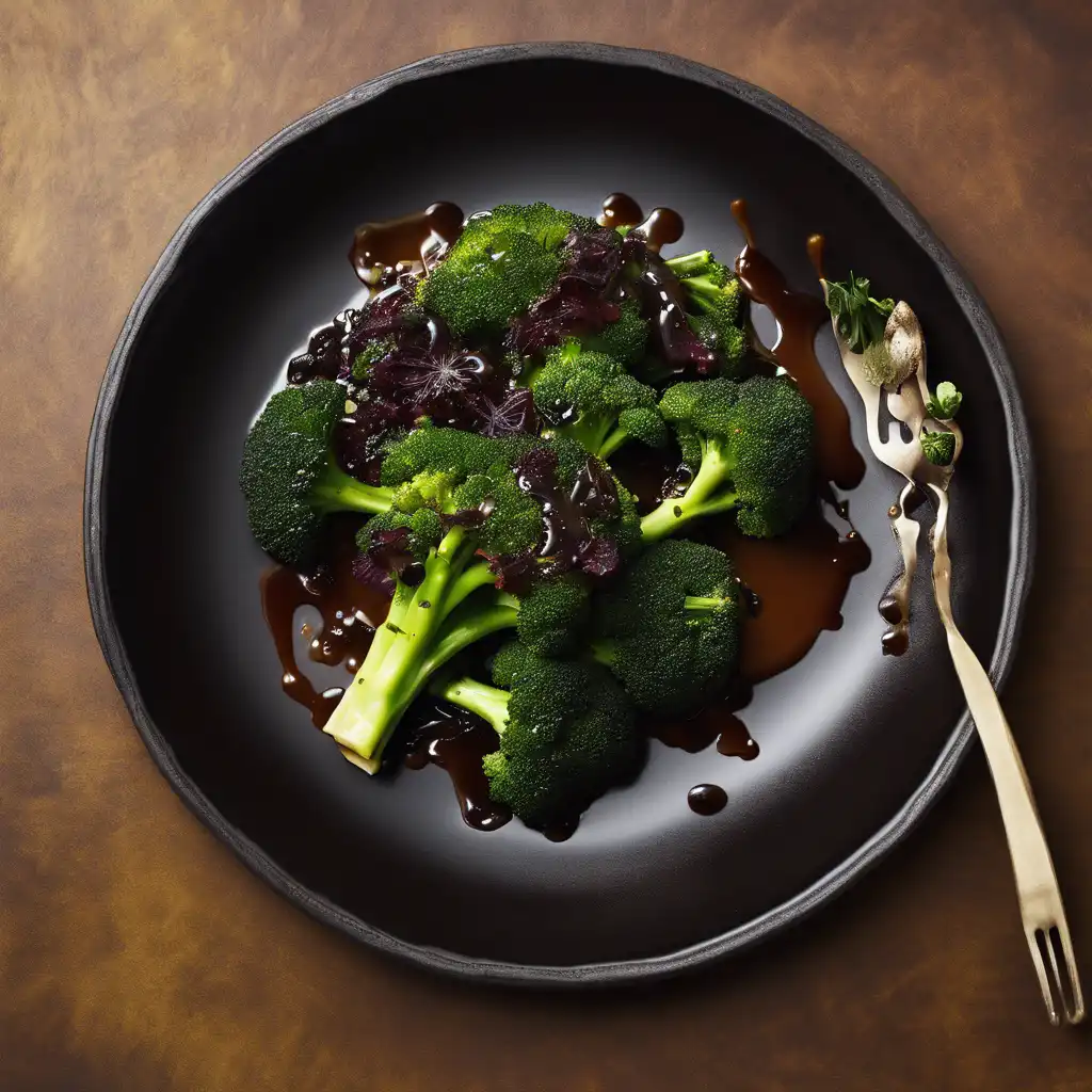 Braised Broccoli with Balsamic Glaze