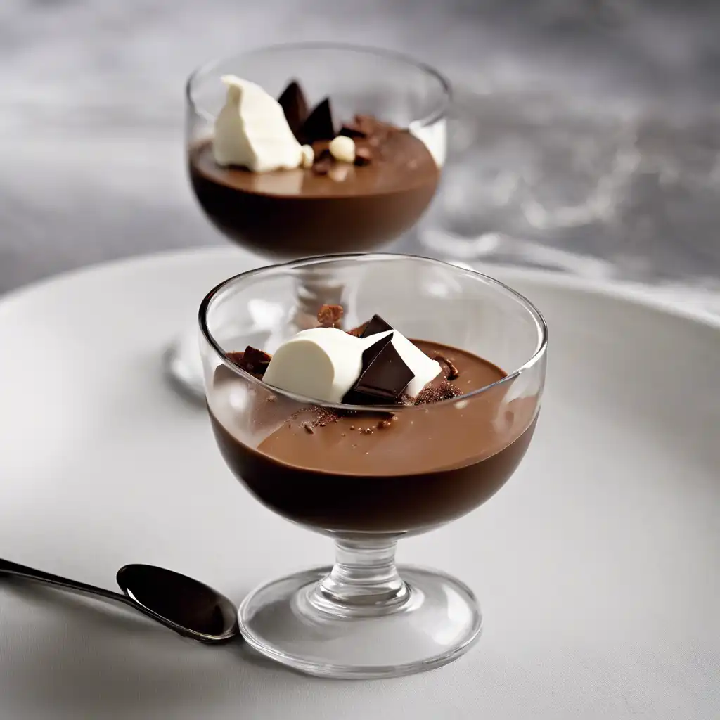 Amaretto and Chocolate Panna Cotta