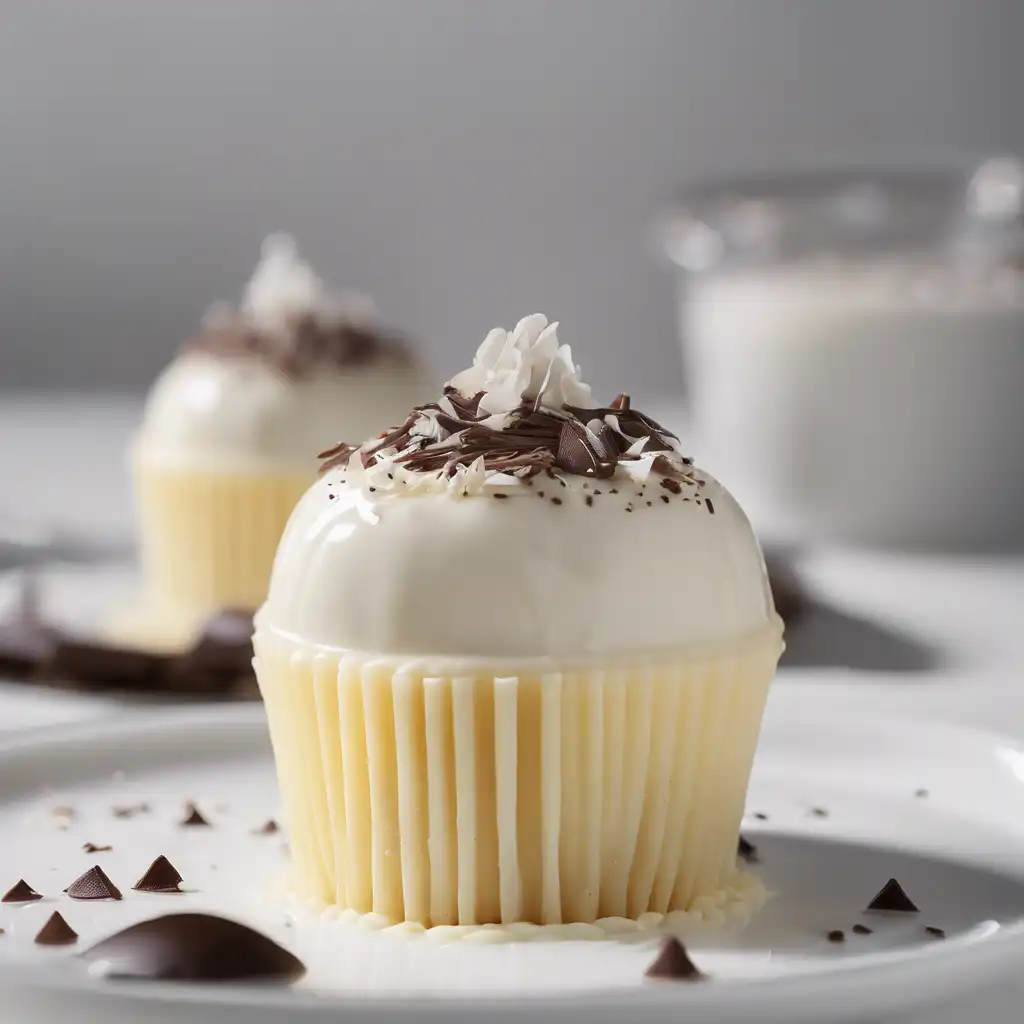 White Brigadeiro with Crunchy Chocolate Shavings