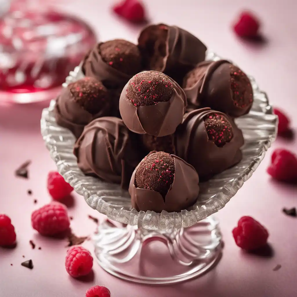 Raspberry-Filled Brigadeiro