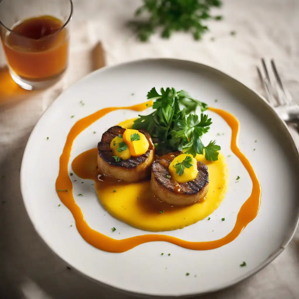 Vitello Medallions with Gremolata and Polenta