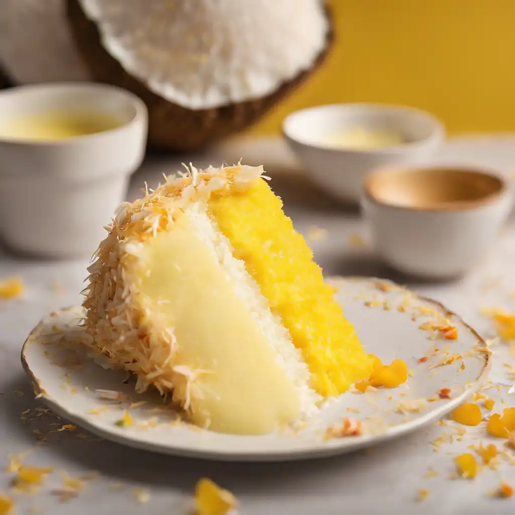 Coconut Custard Cake