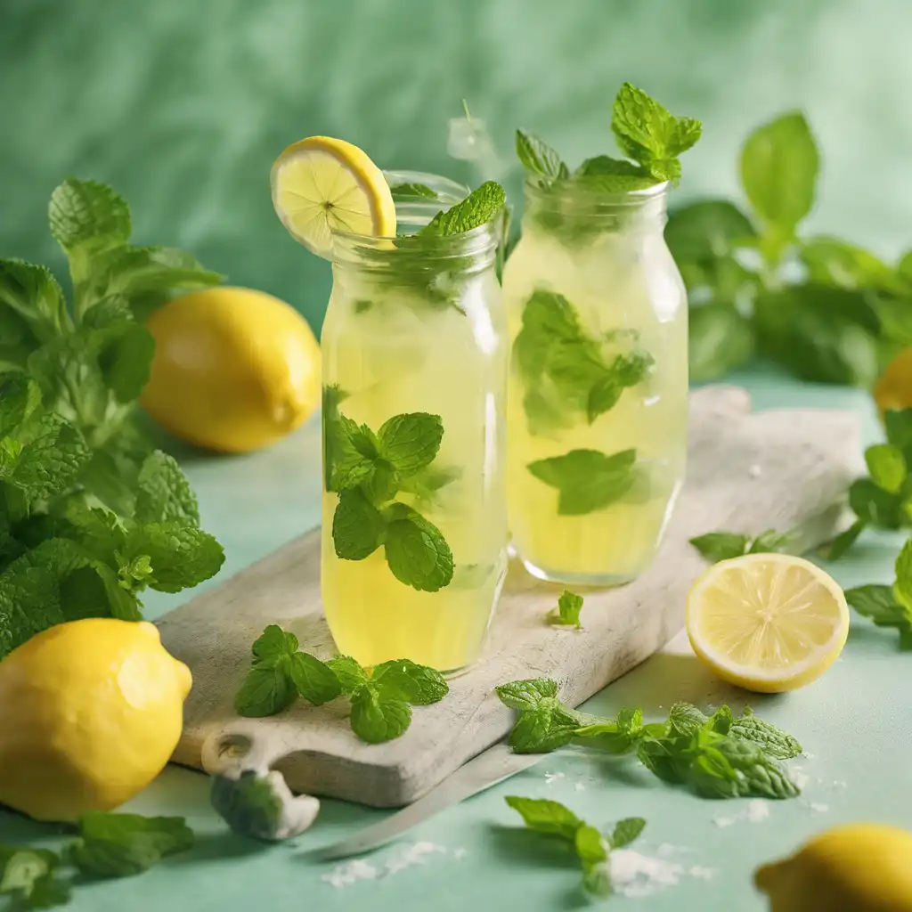 Lemonade with Mint and Lemon Balm